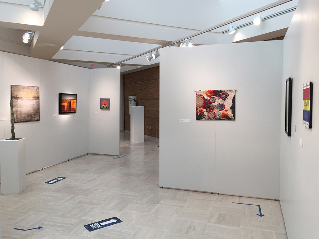 inside back wall looking north